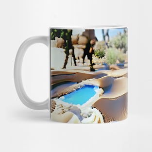 Abstract Cupcake Island Mug